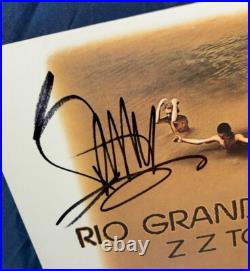 Billy Gibbons Signed Vinyl Album Rio Grande Mud ZZ Top with proof