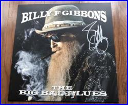 Billy Gibbons Signed Vinyl Album The Big Bad Blues With Proof