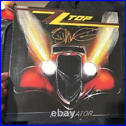 Billy Gibbons Signed ZZ Top Eliminator Vinyl Record Album LEGEND Billy Gibbons Signed ZZ Top Eliminator Vinyl Record Album LEGEND