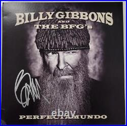 Billy Gibbons and The BFG's signed Vinyl Album Cover autograph Beckett BAS