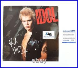 Billy Idol Autograph Signed Album Vinyl Lp Record Acoa