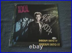 Billy Idol Signed Dream Into It Vinyl Lp Album Insert Jsa Coa