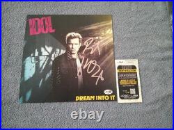 Billy Idol Signed Dream Into It Vinyl Lp Album Insert Jsa Coa