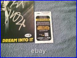 Billy Idol Signed Dream Into It Vinyl Lp Album Insert Jsa Coa