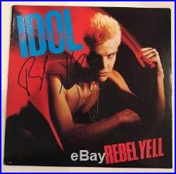 Billy Idol Signed Rebel Yell Album Vinyl LP JSA COA # T76487 Auto