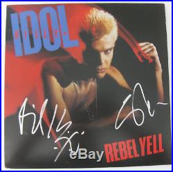 Billy Idol Steve Stevens signed autographed Rebel Yell Vinyl Record, Album, Proof