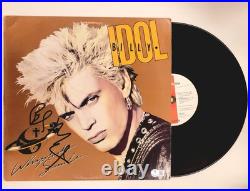 Billy Idol signed Whiplash Smile Vinyl Album Cover LP autograph Beckett BAS