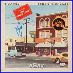 Billy Joel Autographed Album Sleeve Streetlife Serenade Vinyl LP PSA DNA Auth