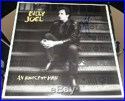 Billy Joel Music Icon Signed Autograph An Innocent Man Vinyl Record Album Proof
