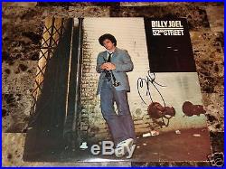 Billy Joel Rare Authentic Hand Signed Vinyl Record Album 52nd Street Piano Man