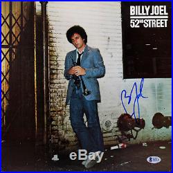 Billy Joel Signed 52nd Street Album Cover With Vinyl Autographed BAS #B18224