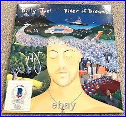 Billy Joel Signed River Of Dreams Vinyl Album Rock Roll Singer Piano Man Bas