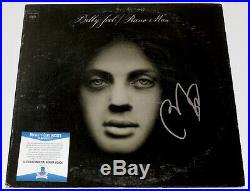 Billy Joel Signed'piano Man' Record Album Vinyl Lp Proof Beckett Bas Coa
