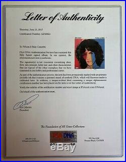 Billy Squire Signed Emotions In Motion Vinyl Record Album LP. PSA/DNA Letter