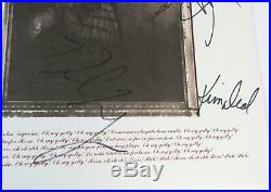 Black Francis PIXIES Signed Autograph Surfer Rosa Album Vinyl LP by All 4