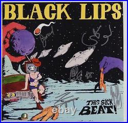 Black Lips JSA Autograph Signed Album Vinyl Record This Sick Beat! 10