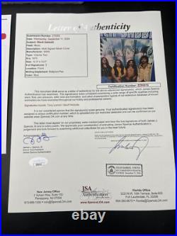 Black Sabbath 2x Signed Autograph Attention Vinyl Album LP AMG Graded 8 JSA LOA