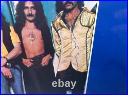 Black Sabbath 2x Signed Autograph Attention Vinyl Album LP AMG Graded 8 JSA LOA