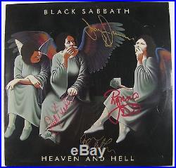 Black Sabbath Heaven And Hell Ronnie Dio Signed Autograph Record Album JSA Vinyl