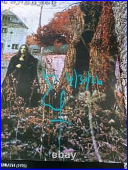 Black Sabbath Self Titled Vinyl Signed By Bill Ward Album LP Gatefold JSA COA