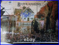 Black Sabbath Self Titled Vinyl Signed By Geezer Butler Album LP Beckett BAS