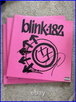 Blink 182 Travis Tom Mark Signed Autographed Complete One More Time Vinyl Album
