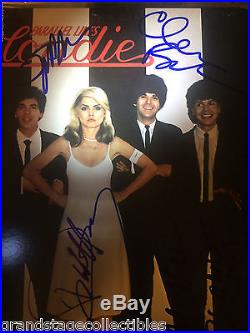 Blondie signed Parallel Album Vinyl PSA/DNA by 6 RARE! Debbie Harry
