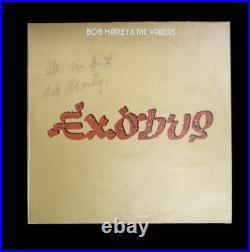 Bob Marley Exodus Album Cover Signed