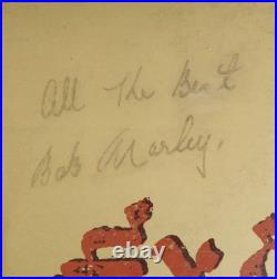 Bob Marley Exodus Album Cover Signed