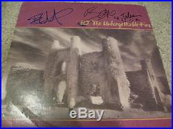 Bono And The Edge Signed Autograph Unforgettable Fire Vinyl Album Coa In Person