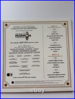 Book of Mormon Signed Original Broadway Cast Recording Vinyl Album Andrew +3 BAS