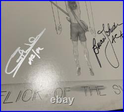 Brian Johnson And Cliff Williams Signed Vinyl Album AC/DC With Proof
