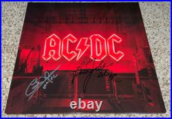 Brian Johnson And Cliff Williams Signed Vinyl Album Power Up AC/DC Proof