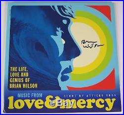 Brian WIlson THE BEACH BOYS Signed Autograph Love & Mercy Album Vinyl LP