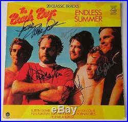 Brian Wilson THE BEACH BOYS Signed Autograph Endless Summer Album Vinyl LP x5