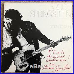 Bruce Springsteen Born To Run Signed Album Record Album JSA PSA BAS Vinyl