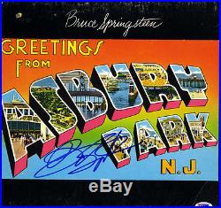 Bruce Springsteen Signed Autographed Asbury Park NJ Album Vinyl LP PSA LOA