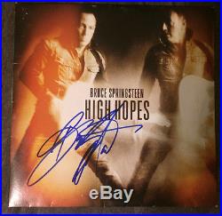Bruce Springsteen Signed Autographed High Hopes Record Album LP Vinyl
