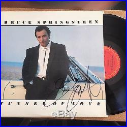 Bruce Springsteen Signed Autographed Tunnel Of Love Record Album LP withVinyl