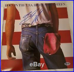 Bruce Springsteen Signed Born In The USA Album Vinyl Lp Authentic Auto Beckett