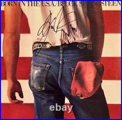 Bruce Springsteen Signed Born In The USA Vinyl Album Rare Full Signature! 