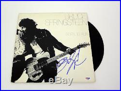 Bruce Springsteen Signed Born To Run Vinyl Record Album Psa/dna Coa
