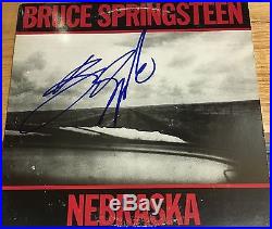 Bruce Springsteen Signed Full Name Autograph Nebraska Album Lp Vinyl Coa