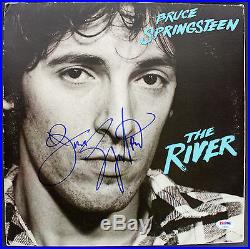 Bruce Springsteen Signed The River Album Cover With Vinyl PSA/DNA #AB03357