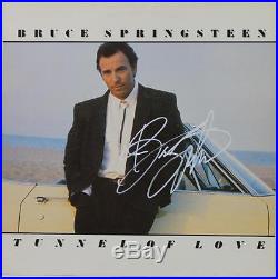 Bruce Springsteen Tunnel Of Love Signed Album Cover With Vinyl PSA/DNA #X01263