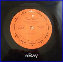 Buddy Miles Live 2 LP Vinyl Record Album SRM-2-7500 Mercury Autographed