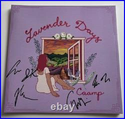 CAAMP SIGNED AUTOGRAPH LAVENDER DAYS VINYL ALBUM TAYLOR MEIER +4 withEXACT PROOF