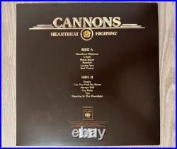 CANNONS signed vinyl album HEARTBEAT HIGHWAY MICHELLE JOY, PAUL & RYAN