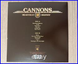 CANNONS signed vinyl album HEARTBEAT HIGHWAY MICHELLE JOY, PAUL & RYAN