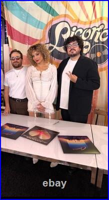 CANNONS signed vinyl album HEARTBEAT HIGHWAY MICHELLE JOY, PAUL & RYAN